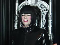 I submitted to a transexual dominatrix for wild latex play. It was a kinky casting interview!