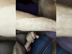 hey, just massaging oil into this huge cock for fun