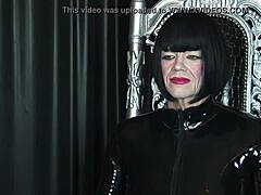 I submitted to a transexual dominatrix for wild latex play. It was a kinky casting interview!