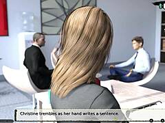 Babysitter Christiny Prepares to Leave Apartment in Game