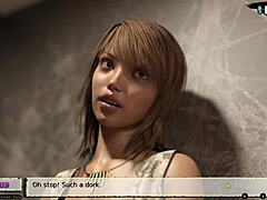 Babysitter Christiny Prepares to Leave Apartment in Game