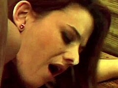this slutty girl got pounded doggystyle on a pub table and i loved every second