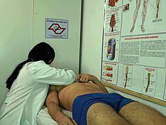 oh man, nurse got so turned on seein patient’s hard-on, couldn’t resist...