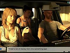 Babysitter Christiny Prepares to Leave Apartment in Game