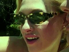 Blonde lesbian craves her girl's cum