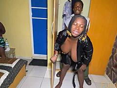Taboo Family Pregnant Stepsister Gets Her Tight Pussy Stretched by Big Black Cock in Bedroom