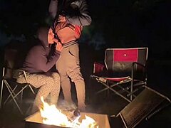 Using My Pussy at Public Camp to Get Caught