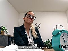 Library girl turned into a top SLUT at this OFFICE job