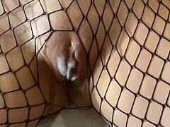Cumshots and Creampies Covering My Amateur Slut Wife's Delicious Brazilian Body
