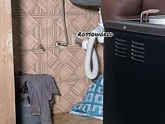 yo, i set up a hidden cam on my naked stepmum, crazy right?