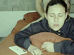 Latina teen slut takes rough anal sex close-up. She cries out it hurts but can't resist.