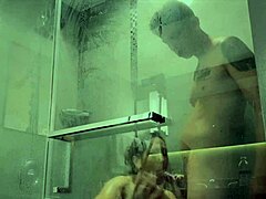 Perfect tits brunette babe gives sloppy blowjob with cumshot facial and swallows every drop