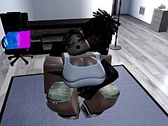 black beauty stretched wide by massive bbc encounter