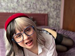Naughty College Girl Teases in ASMR Solo Session