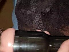 What’s behind this wild Fleshlight stroke session with intense action?
