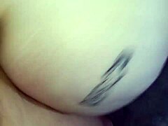Pussy Drips with Intense Squirt While Taken from Behind in Action.