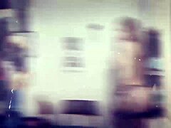 alura jenson, blonde suspect, busted in shop. intense office action unfolds in full scene.