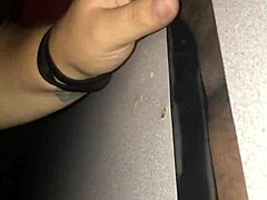 Thickdickbandit dominates at gloryhole with sloppy deepthroat and cum swallowing action