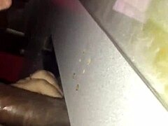 Thickdickbandit dominates at gloryhole with sloppy deepthroat and cum swallowing action