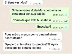 doña mary quiere verga y su esposo no le da, me toca a mí