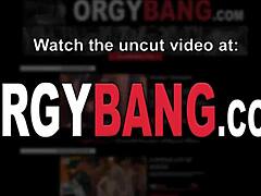 Gang Banged Slut Gargles Cum in Wild Orgy. European Amateurs Go Hard in Group Action.