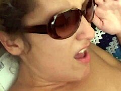 Mir eagerly sucks and fucks a dripping wet cock on webcam.