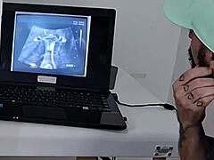 Wife Taken for Ultrasound but Gynecologist Screws Her Hard