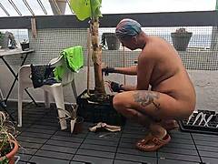 Nudist couple shares naked beach moments in homemade video