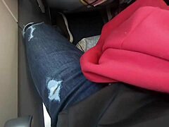 lexi aaane teases with public airplane handjob and suck