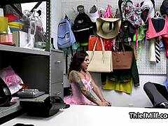 Milf craves intense cavity search at work