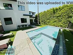 teen xxlayna marie bangs pool guy to spite ex in hd