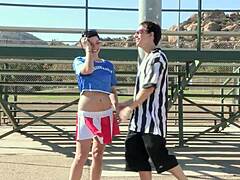 I swear, Savannah Camden let the referee bang her, oops I meant hard!