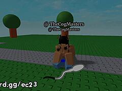 Roblox Girl Riding Cock Hard in Virtual Game