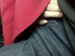 lexi aaane teases with public airplane handjob and suck