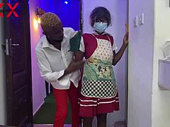 Wild Student Sex in School Hostel Before Dinner Break