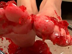 i can't believe this beautiful babe gave me a footjob, handjob, and blowjob!