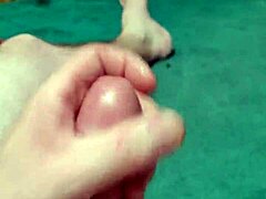 Feeling intense as I cum in one of our rare shots