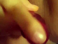 Big Tits Girlfriend Teases with Solo Dildo Play in Part 1