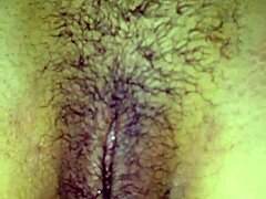 Vagabunda shows close-up clit piercing in massage session