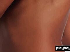 skinny ebony ballerina jahla pope STRIPS NAKED during intense daily workout.