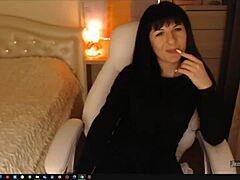 tamarra roman, aka mlady, teases sexy in stockings