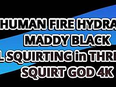 Maddy Black's big tits bounce wildly as she rides a huge cock in ecstasy