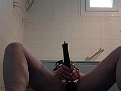 i’m teasing as a french maid, touching myself in public