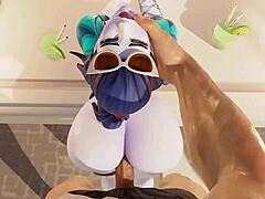 Widowmaker Enjoys Steamy French Vacation Fun
