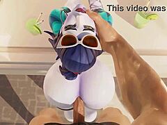 Widowmaker Enjoys Steamy French Vacation Fun