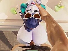 Widowmaker Enjoys Steamy French Vacation Fun