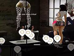 so this big booty imvu chick crashed my party twerking hard