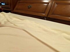 Scarlett Johnson takes brutal anal in POV casting on California sofa.