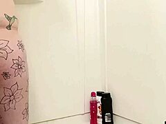 Soaking Wet Big Natural Tits and Dripping Pussy in Soap
