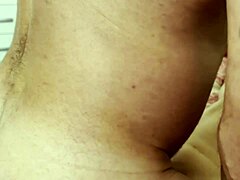 Stepbrother rubbing my tight pussy without protection